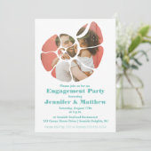 Eigene engagierte Foto-Vertragspartei in Form von Einladung (Stehend Vorderseite)