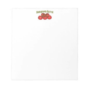 Eigene Ernte Notepad Notizblock
