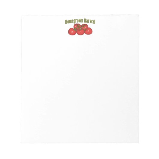 Eigene Ernte Notepad Notizblock (Vorderseite)