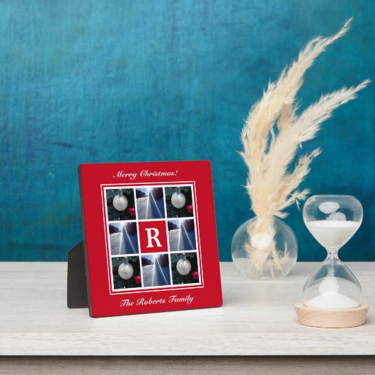 Eigene Familienfotos Weihnachtscollage Foto Fotoplatte (InSitu)