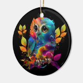 EIGENE FARBE ABSTRAKT KERAMIK ORNAMENT (Links)