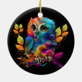 EIGENE FARBE ABSTRAKT KERAMIK ORNAMENT (Hinten)