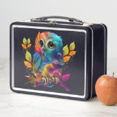 EIGENE FARBE ABSTRAKT METALL BROTDOSE (Beispiel)