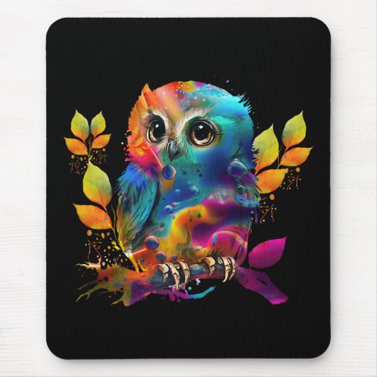 EIGENE FARBE ABSTRAKT MOUSEPAD (Vorne)