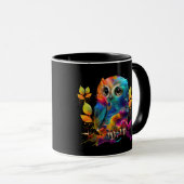 EIGENE FARBE ABSTRAKT TASSE (VorderseiteRechts)