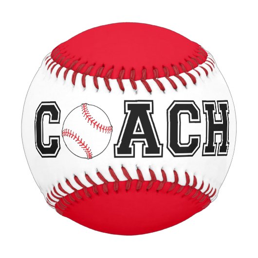 Eigene Farbe Baseballcoach Geschenkkugel / Keebake Baseball (Vorderseite)