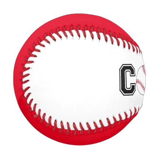 Eigene Farbe Baseballcoach Geschenkkugel / Keebake Baseball (Vorderseite Links)