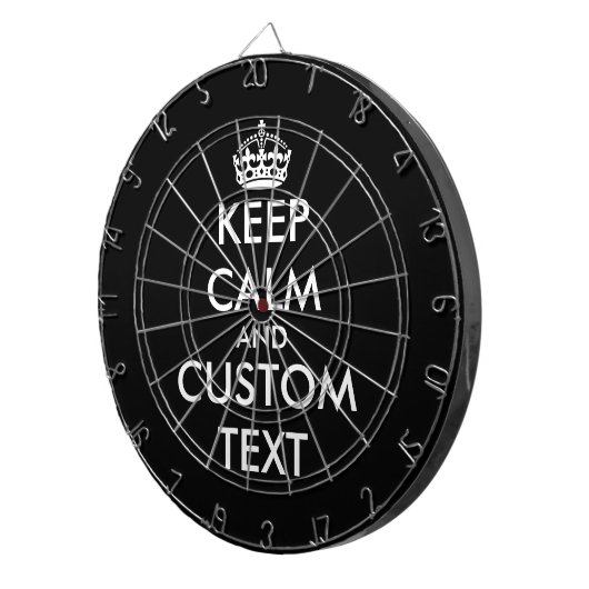 Eigene Farbe behalte Ruhe und Trage auf der Tafel Dartscheibe (Vorderseite rechts)