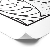 Eigene Farbe bleibe Poster (Ecke)