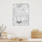 Eigene Farbe bleibe Poster (Küche)