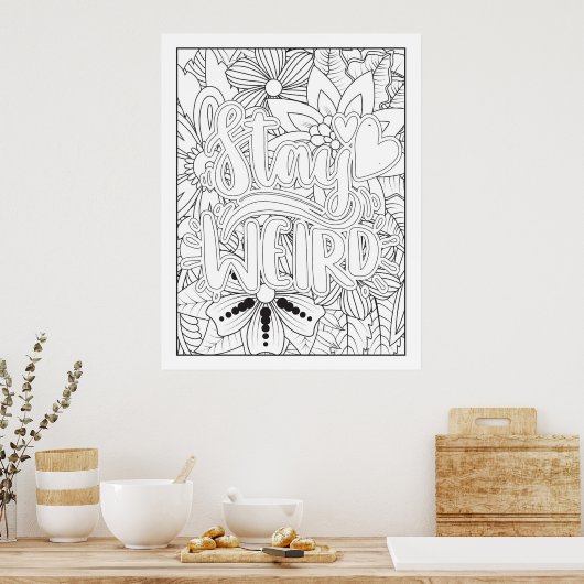 Eigene Farbe bleibe Poster (Küche)