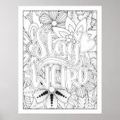 Eigene Farbe bleibe Poster (Vorne)