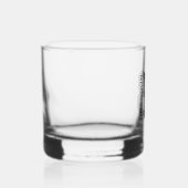 Eigene Farbe des Monogrammnamens Whiskyglas (Rechts)