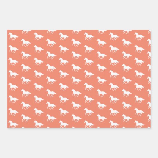 Eigene Farbe des Pferdes Geschenkpapier Set (Vorderseite 3)