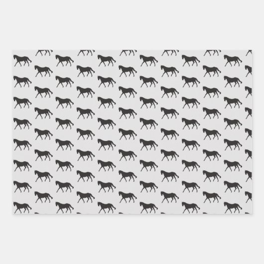 Eigene Farbe des Pferdes Geschenkpapier Set (Vorderseite 2)