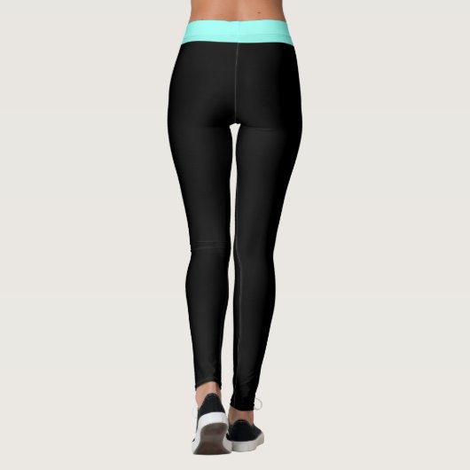 Eigene Farbe | "Hustle" Workout Leggings (Rückseite)
