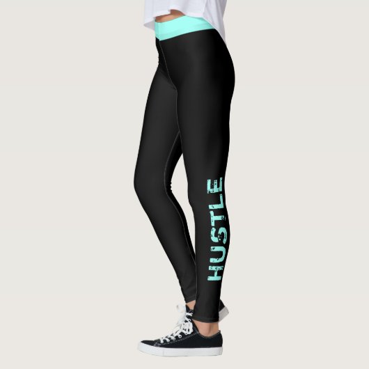 Eigene Farbe | "Hustle" Workout Leggings (Links)