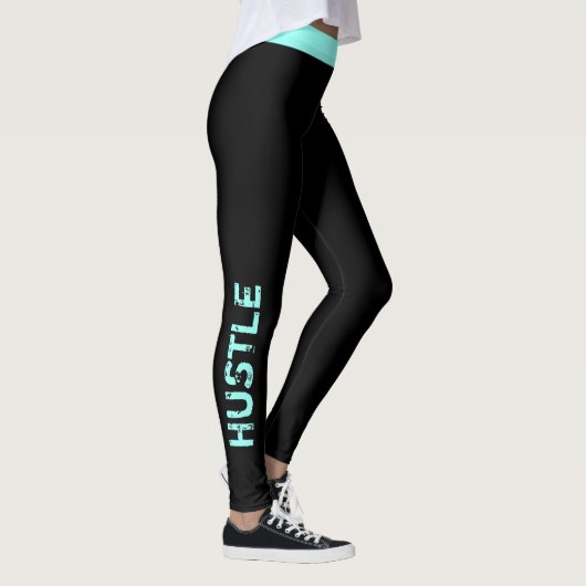 Eigene Farbe | "Hustle" Workout Leggings (Rechts)