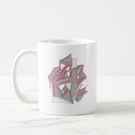 Eigene Farbe Kaffeetasse (Links)