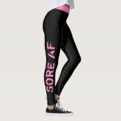 Eigene Farbe | "Sore AF" Workout Leggings (Rechts)