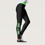 Eigene Farbe | Workout "Heiliger Hiit" Leggings<br><div class="desc">Spaß und trendy Workout Design. Sie können entweder den "Heiligen Hiit"-Look rocken oder Ihren eigenen Text hinzufügen. Wählen Sie Ihre Farbe und Textfarbe aus, indem Sie auf "Anpassen" klicken und dann den kleinen Augentropfen. Benötigen Sie Hilfe bei der Personalisierung dieses Produkts? Bitte benutzen Sie den unten stehenden Kontaktknopf und wir...</div>