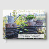 Eigene Feier zum Leben: Wasser kann noch leben Gästebuch (Vorderseite)