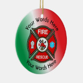 Eigene Feuerschutzkreuz Keramikornament (Rechts)