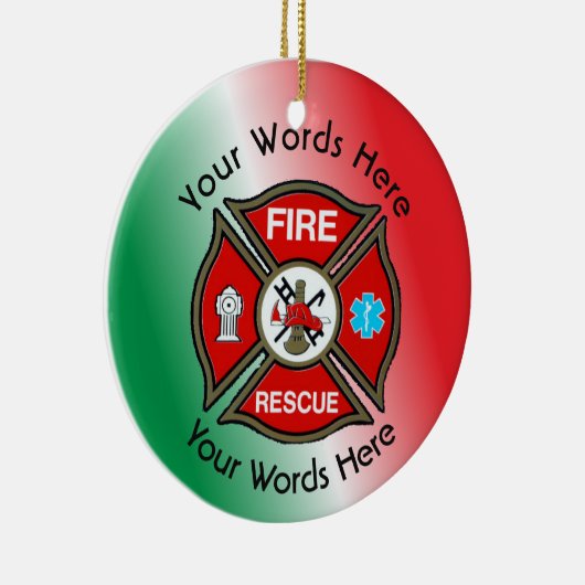 Eigene Feuerschutzkreuz Keramikornament (Rechts)