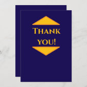 Eigene Firmenkarte - Logo hinzufügen Dankeskarte (Vorne/Hinten)