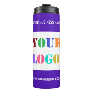 Eigene Firmenlogo Text Business Thermal Tumbler Thermosbecher