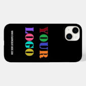 Eigene Firmenlogo Text iPhone Groß- und Kleinschre Case-Mate iPhone Hülle (Rückseite (Horizontal))