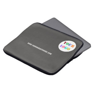 Eigene Firmenlogo Text Notebook-Bildschirm - Farbe Laptopschutzhülle