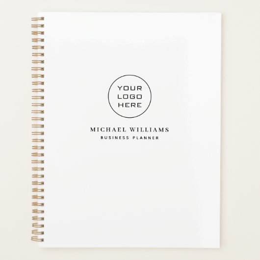 Eigene Firmenlogos für Geschäftspläne Planer (Vorderseite)