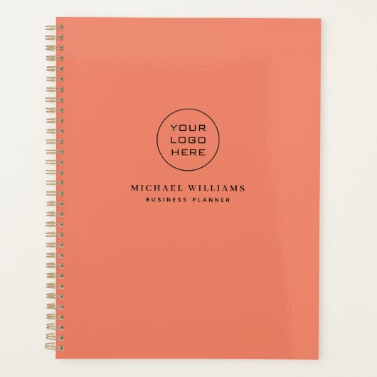 Eigene Firmenlogos für Geschäftspläne Planer (Vorderseite)