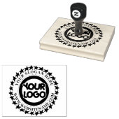 Eigene Firmenlogos Große Sterne Gummistempel (Stempel)