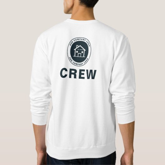 Eigene Firmenlogos hinzufügen Sweatshirt (Rückseite)