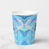 Eigene Firmenlogos Iridescent Holo Party Cups Pappbecher (Rechts)