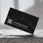 Eigene Firmenlogos Moderne dunkle Marmor Visitenkarte