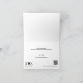 Eigene Firmenlogos Sozialer Webseitencode Vielen D Dankeskarte (Innenseite)