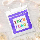 Eigene Firmenlogos Text Ihr Unternehmen bevorzugt Geschenktütchen (Ausgeschnitten)
