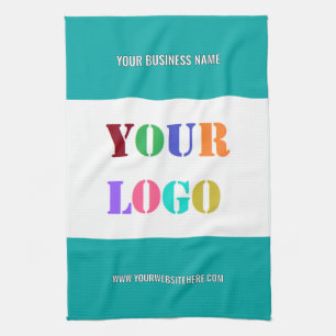 Eigene Firmenlogos Text Küchentücher Ihre Farben