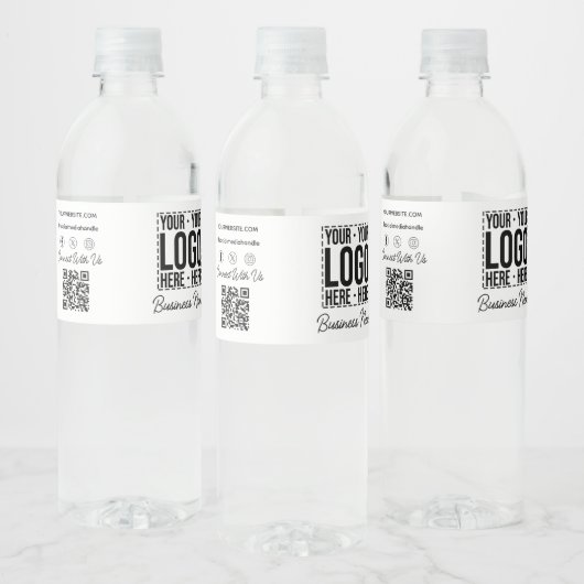 Eigene Firmenlogos Unternehmen Moderne Coole Wasserflaschenetikett (Flaschen)