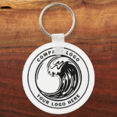 Eigene Firmenmarke hinzufügen Schlüsselanhänger (Vorderseite)