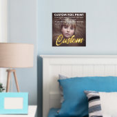 Eigene Folie (Gold oder Silber) Print 16" x 16" Foliendrucke (In Situ (Schlafzimmer))