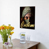 Eigene Folie (Gold oder Silber) Print 16" x 20" Foliendrucke (Ablage(Küche))