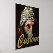 Eigene Folie (Gold oder Silber) Print 16" x 20" Foliendrucke (Ablage )