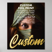 Eigene Folie (Gold oder Silber) Print 16" x 20" Foliendrucke (Vorderseite)