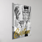 Eigene Folie (Gold oder Silber) Print 8" x 10" Foliendrucke (Ablage )