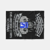 Eigene Forever Der Titel 18. Im Flugzeug Corps Us Fleecedecke (Vorderseite (Horizontal))