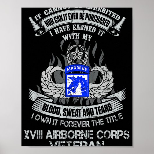 Eigene Forever Der Titel 18. Im Flugzeug Corps Us Poster (Vorne)
